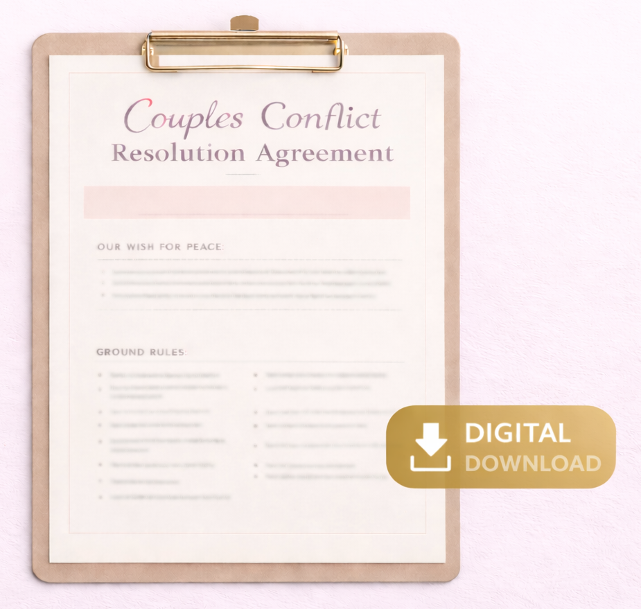 Couples Conflict Resolution Agreement