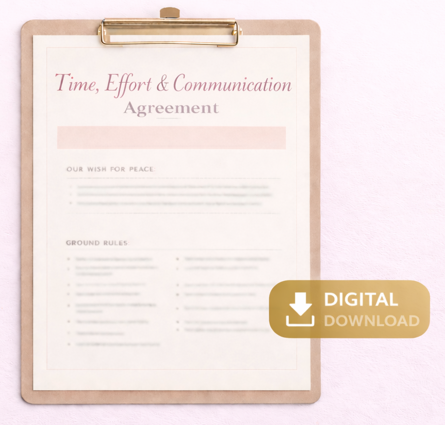 Time, Effort & Communication Agreement
