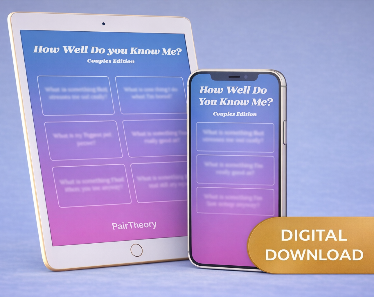 How Well Do You Know Me - Date Night Game