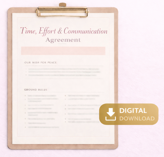 Time, Effort & Communication Agreement